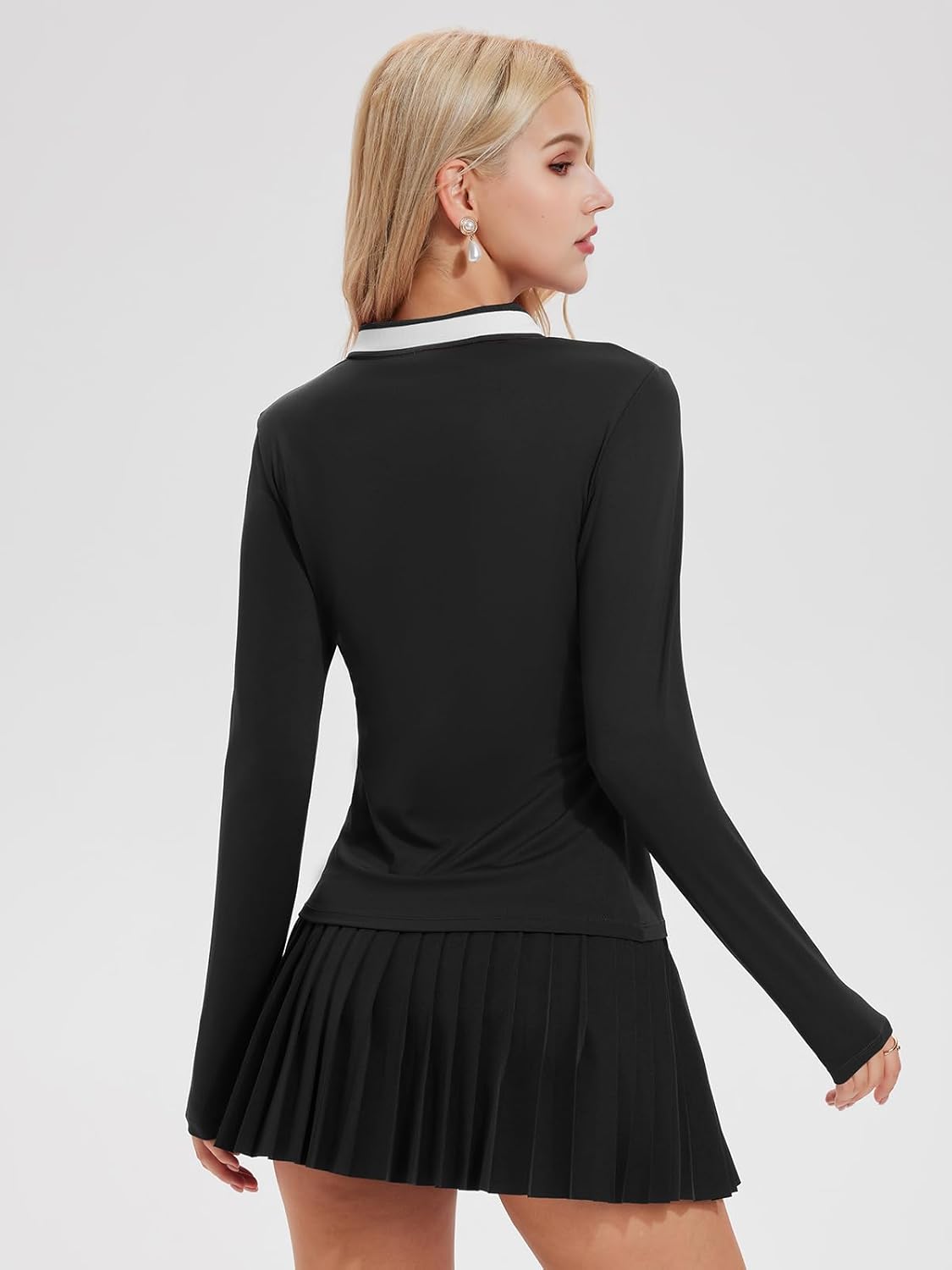 Women's Polos Golf Shirts UPF 50+ Collared Shirt Quick Dry Tennis Work Athletic Tops - Image 4