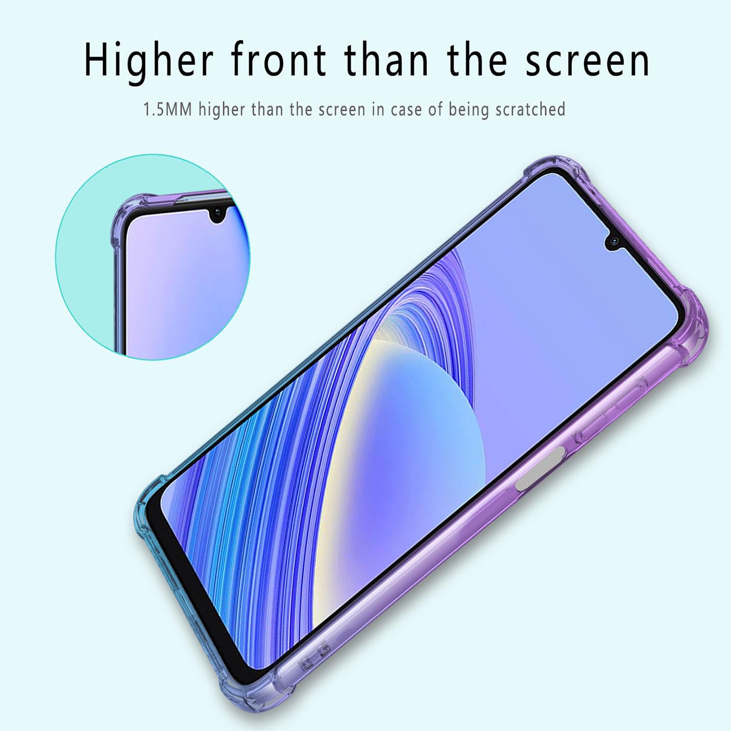 iVoler Cover per Motorola Moto Edge 30 Neo, Custodia Trasparente per