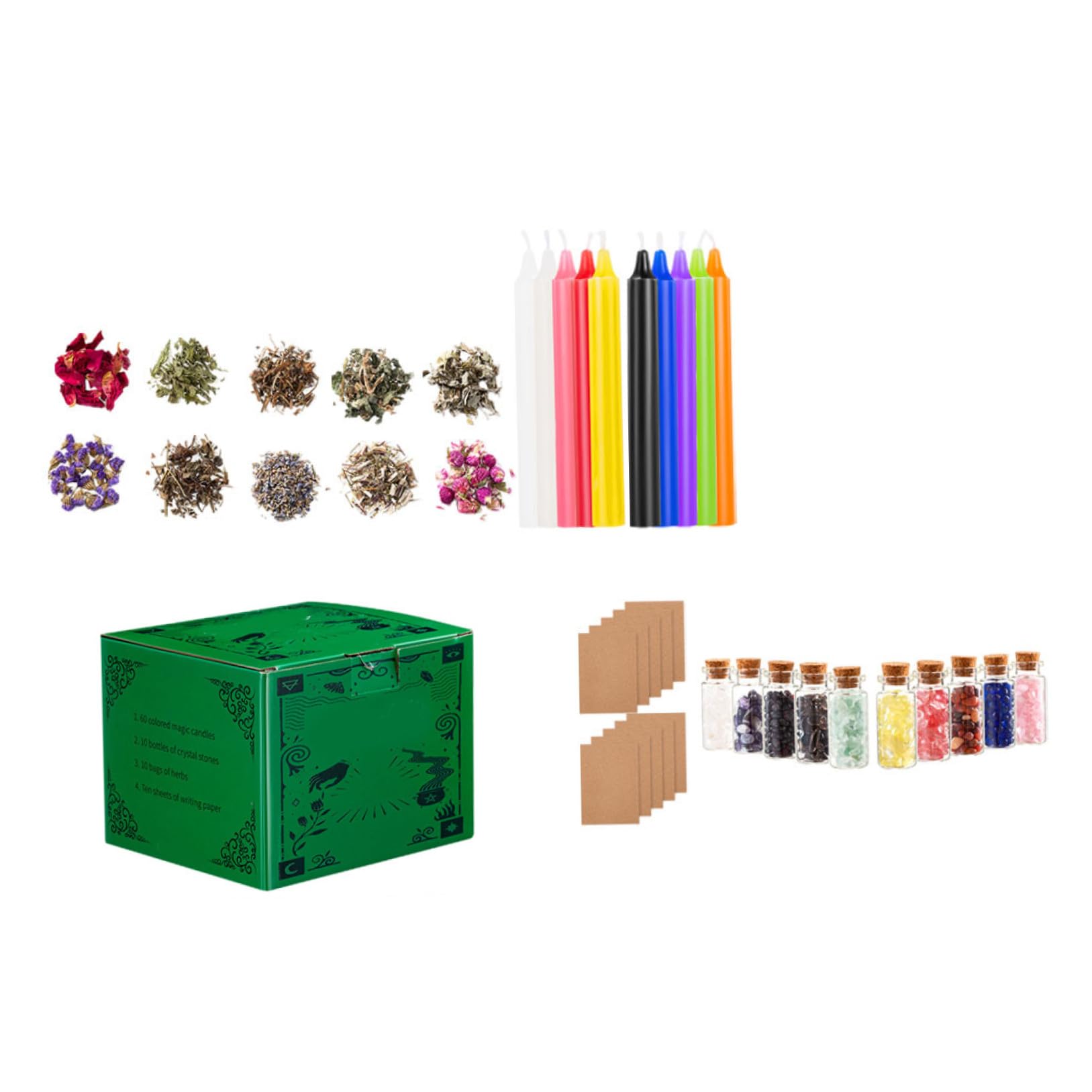 Set de Velas Aromáticas de Cera de Parafina y Vidrio, 1 Juego