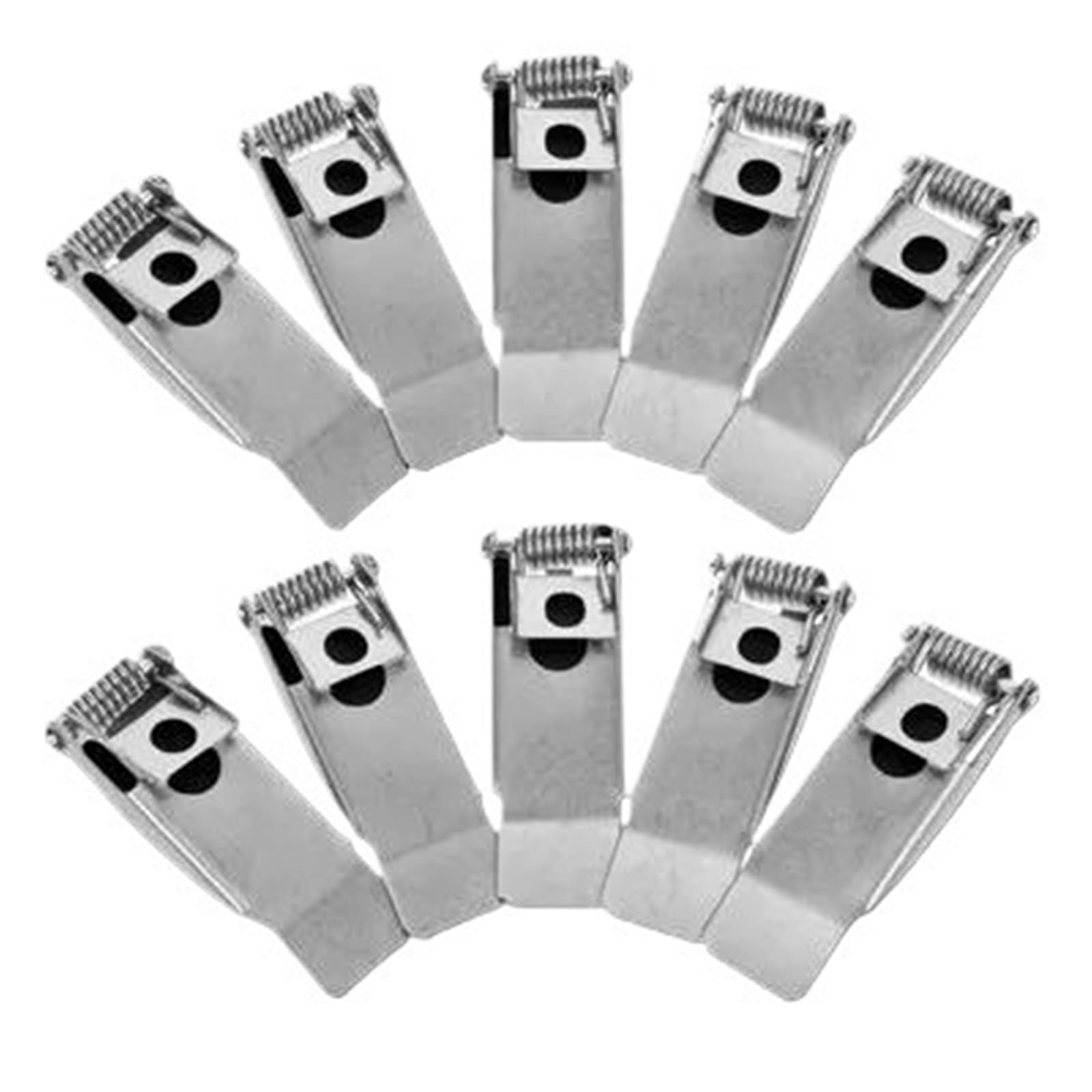 Hzomif One Color Recessed Light Spring Clips 80 Pcs Ceiling Light Spring Clips Downlight Panel Lamp Mounting Garage Fixture Led Clamps Fixed Lights