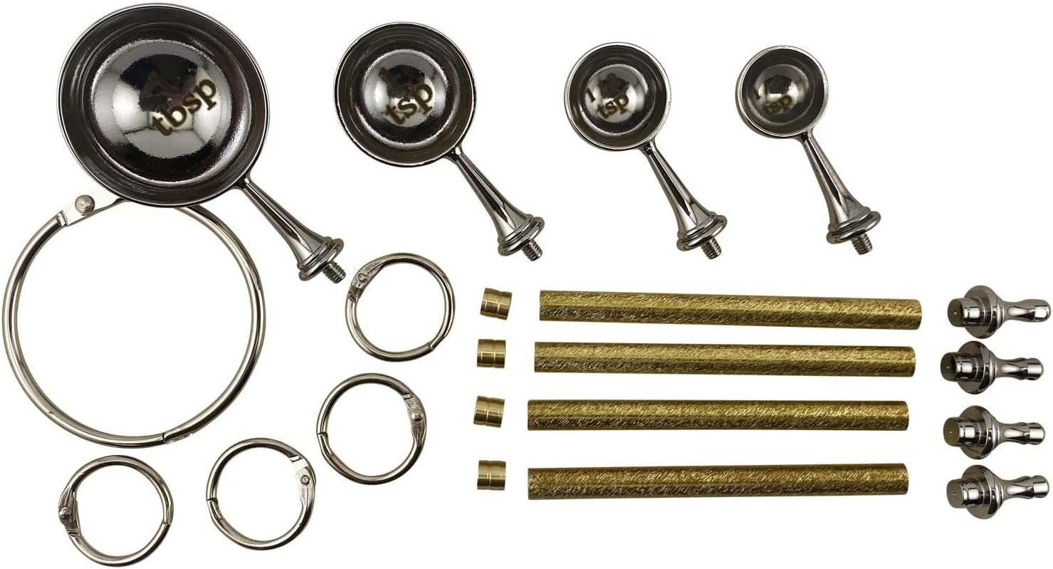 Penn State Industries PKMSPN Measuring Spoon Set Kit Woodturning Project (1pack)