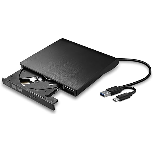 External DVD Drive USB 3.0 & Type-C
