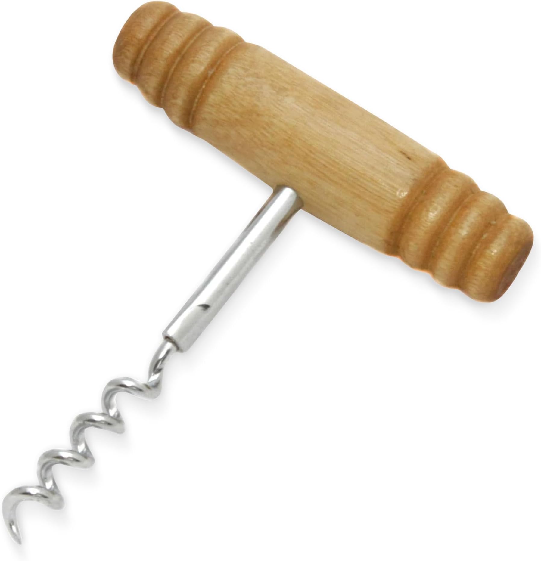 Chef Craft Select Corkscrew with Wooden Handle, 4 inch, Natural