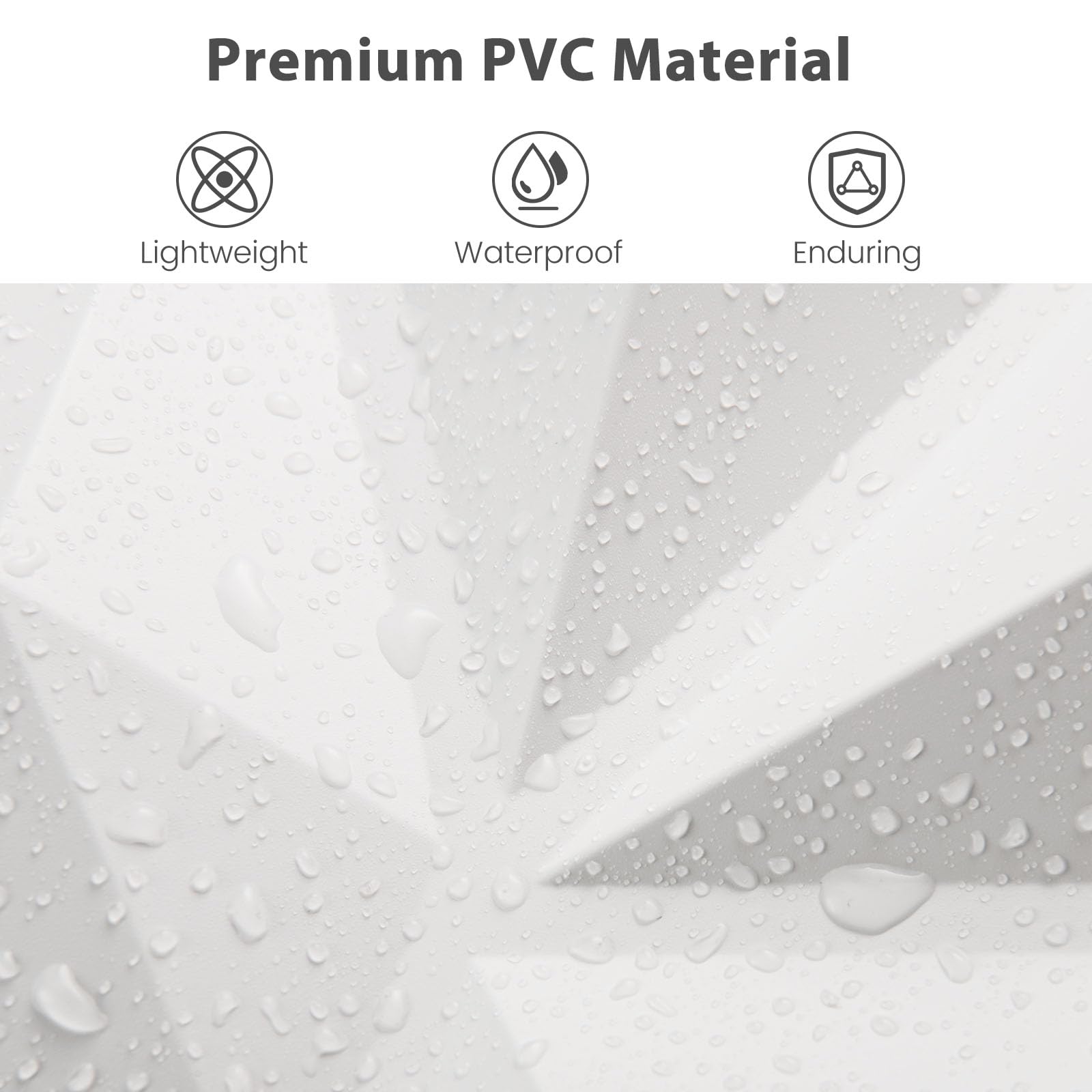 LIFEZEAL 50/100 pezzi 3D Pannelli decorativi da parete, pannelli decorativi a forma di diamante, decorazione murale DIY per interni, pannelli decorativi in PVC per soffitto e murales per casa e