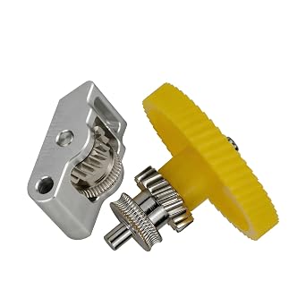 for Bamboo P2S Hardened Steel Extruder Gear Assembly Drive Gear Replacement Part Suitable for PLA, TPU, PETG, ABS Filament Reliable