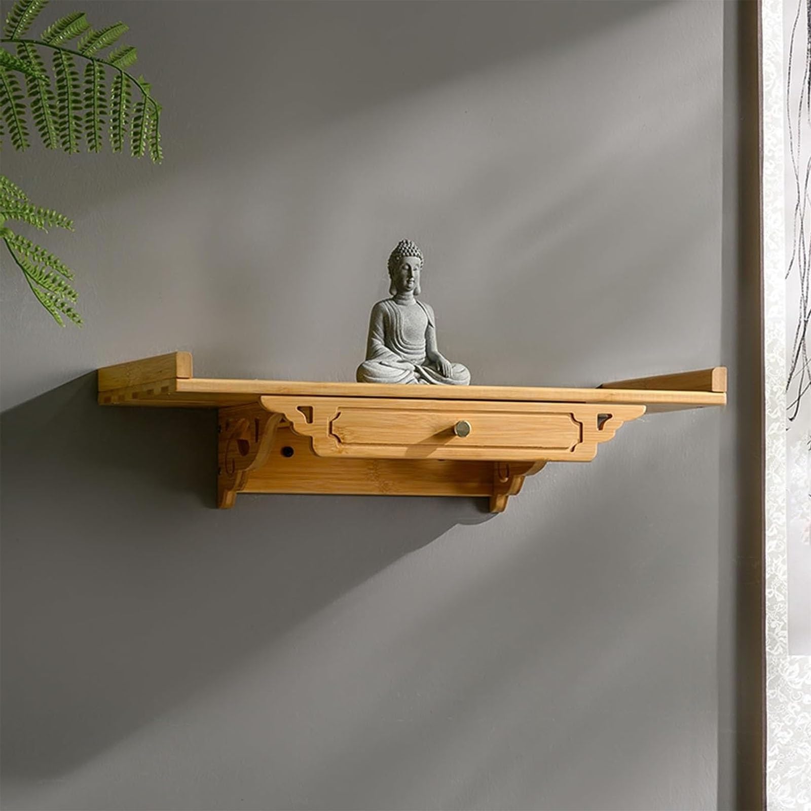 Autel de maison de qualité supérieure et sanctuaire mural en bois durable