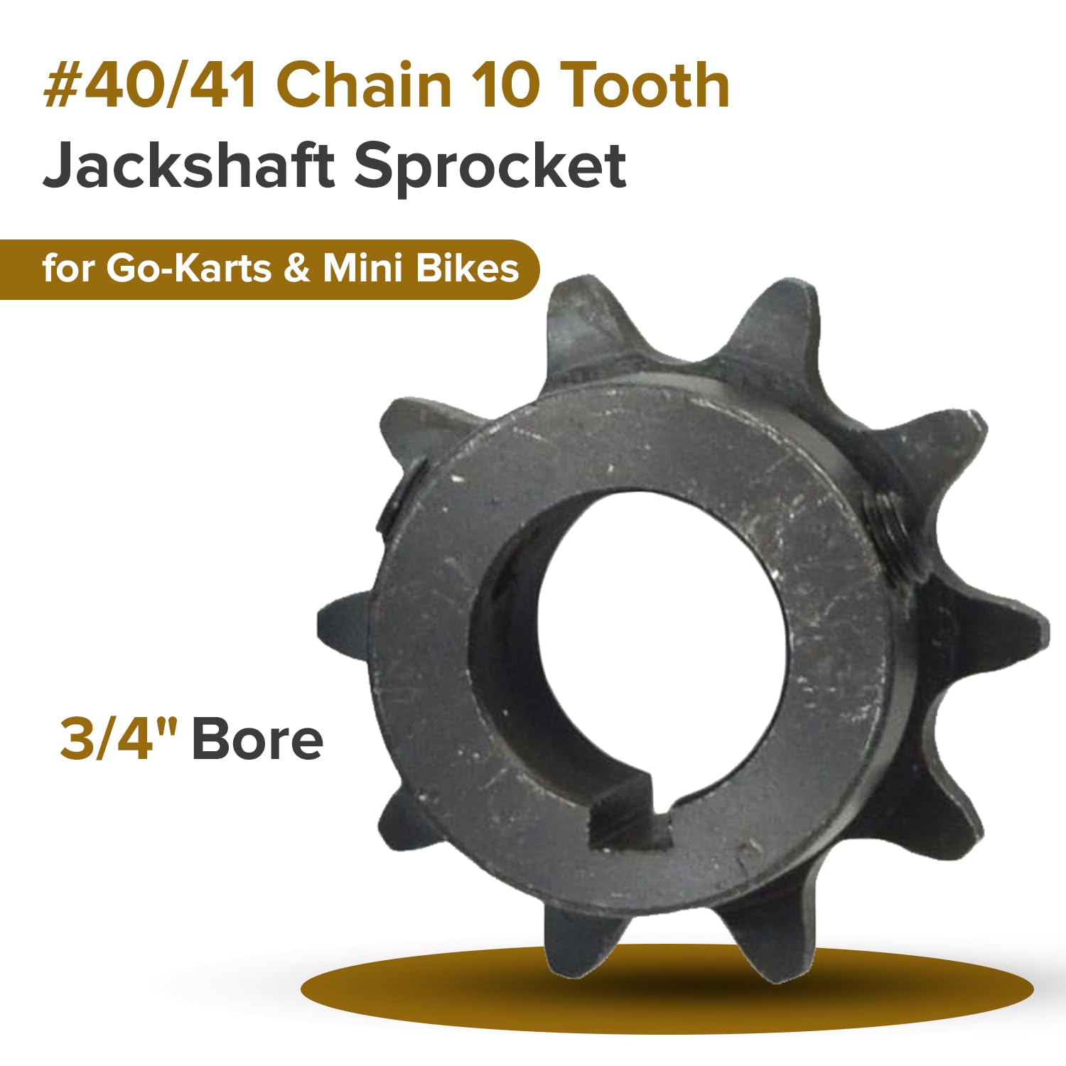 Amazon.com: AlveyTech #40/41 Chain - 10 Tooth Jackshaft Sprocket