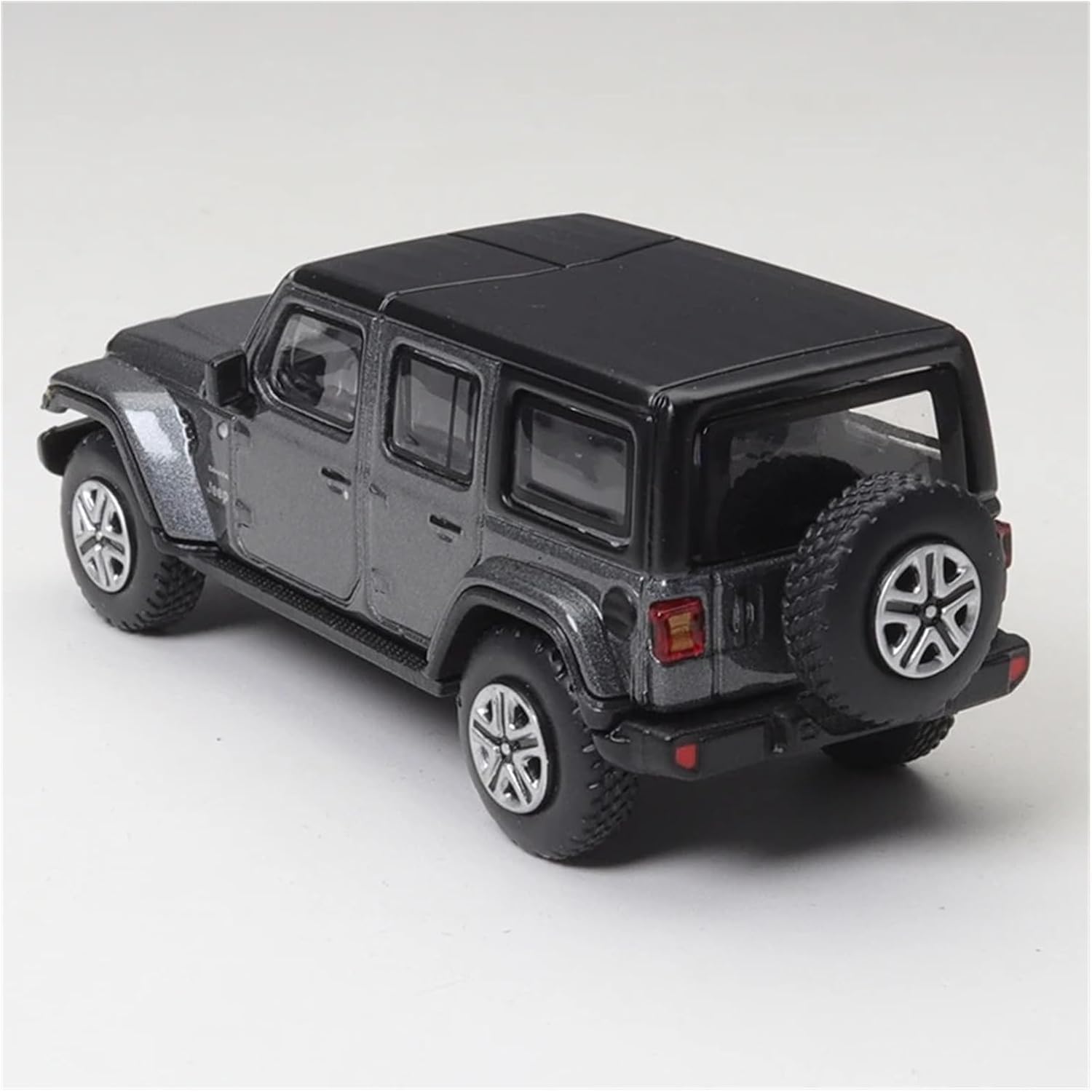 1/64 for Wrangler Sahara Alloy Die-Casting Off-Road Model Toys Gifts Collect Ornaments(Gray A,with Box)