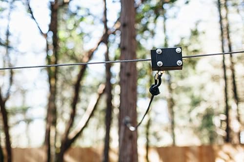 Miniatura 3 de Chetco Zip Line Kit con kit de arnés y freno elástico