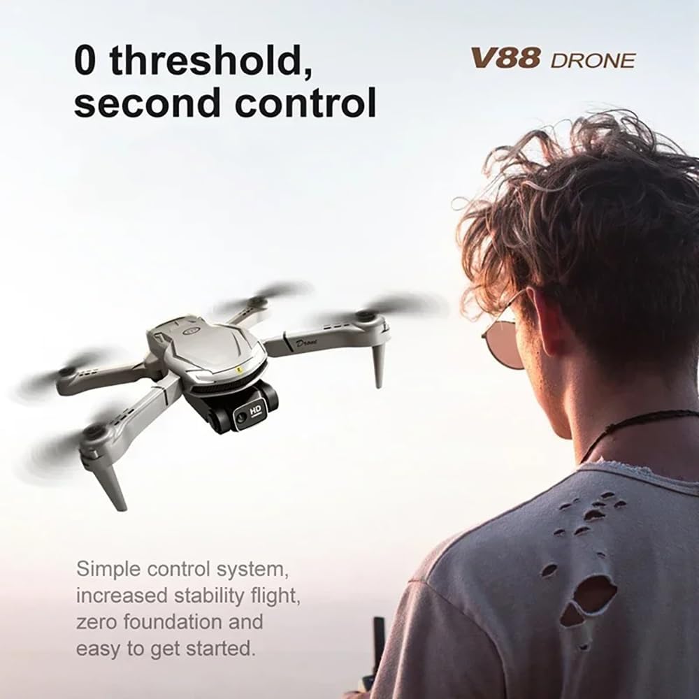 Person controlling AUHIFVAX V88 Drone