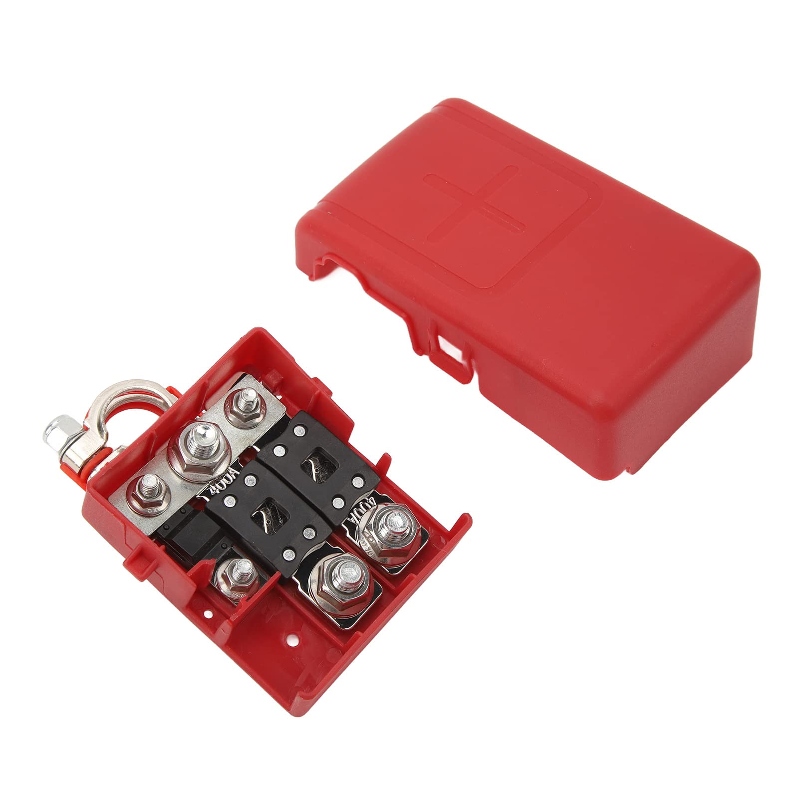 Borne de batterie 32 V 400 A - Protection de circuit - Connexion rapide - Caravane - Boîte à fusibles sensible - Borne de batterie