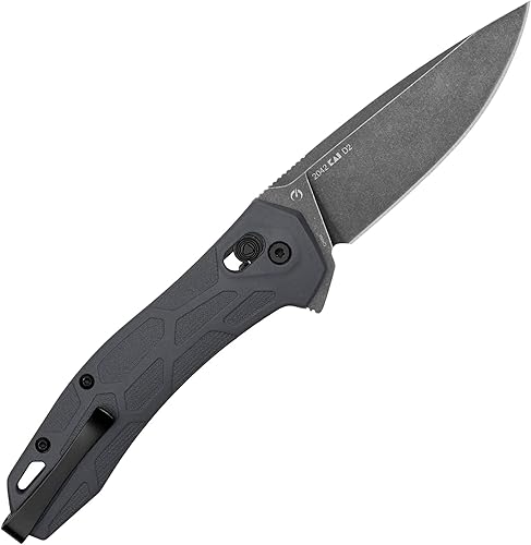 Miniatura 4 de Kershaw Cuchillo de bolsillo covalente, bloqueo DuraLock, mecanismo de apertura KVT con hoja de punto de caída, transporte diario de tamaño medio