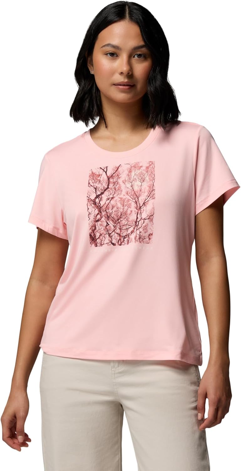 Columbia Womens Parsons Point Short Sleeve Scoop Tee