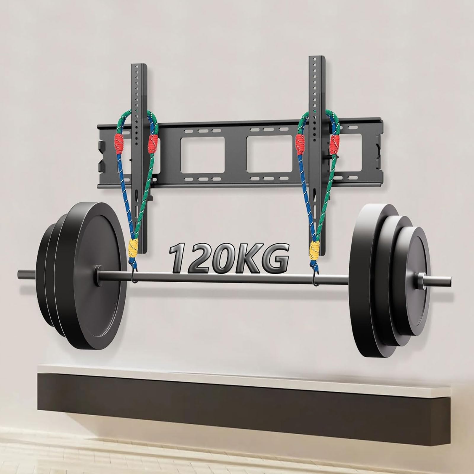 Support Mural TV Universel Grande Taille Lourde pour écrans 50-120",Jusqu'à 120kg,Fixation Murale TV Inclinable Max VESA 900x600 mm,Accroche TV Mural 70 75 80 85 86 90 98 100 110 Pouces