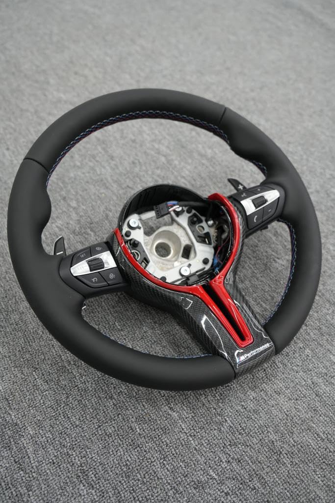 Amazon | レザーステアリングホイール BMW Mシリーズ Fシリーズ