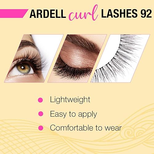 Miniatura 3 de Andrea Pestañas postizas rizadas 92, 4 paquetes