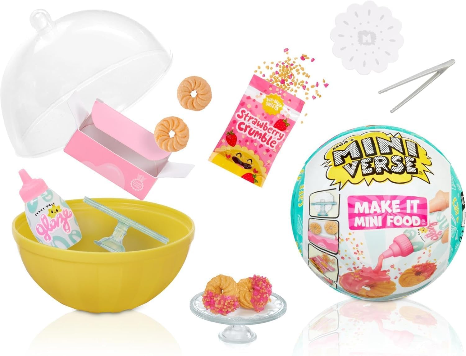 MGA's Miniverse Make It Mini Food - Cafe Series 3 - Mini Collectibles in Blind Packaging - DIY Resin Play - Replica Food, NOT EDIBLE - For Collectors and Ages 8+ Years