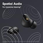 Beats Studio Buds + | True Wireless Noise Cancelling Earbuds, Enhanced Apple & Android Compatibility, Built-in Microphone, Sweat Resistant Bluetooth Headphones, Spatial Audio - Black