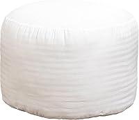 Vista 1 de Asuprui Puf otomano relleno de taburete de pie 20 x 12 pulgadas, relleno de puf de piso redondo, relleno de asiento otomano redondo, relleno de silla