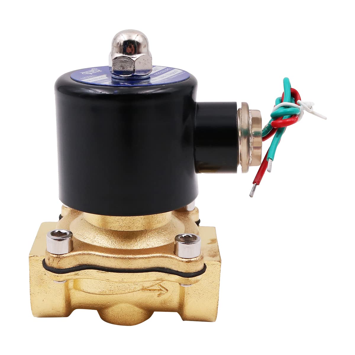 WANGCL Électrovanne Eau 220V Vanne D'irrigation Électrovanne Normalement Fermée - DN20 3/4 "Pour Air Eau Huile