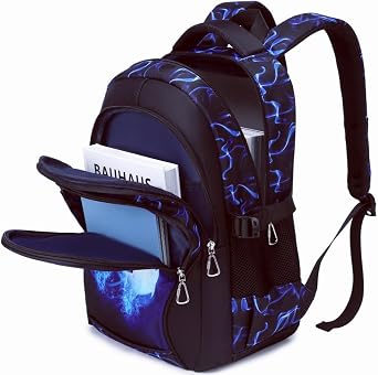 Backpack School Boy Set Children Books Elementary Middle Teenager Big Waterproof Lunch Bag 18 Inch 3 Pcs Boys Handbag