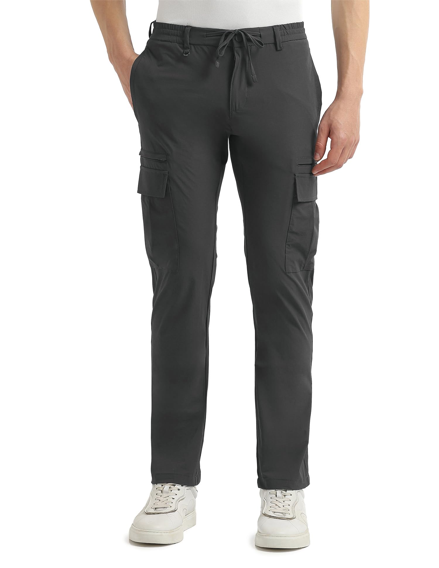 arrow sports Arrow Sport Men's Regular fit mid Rise Cargos-picture-13