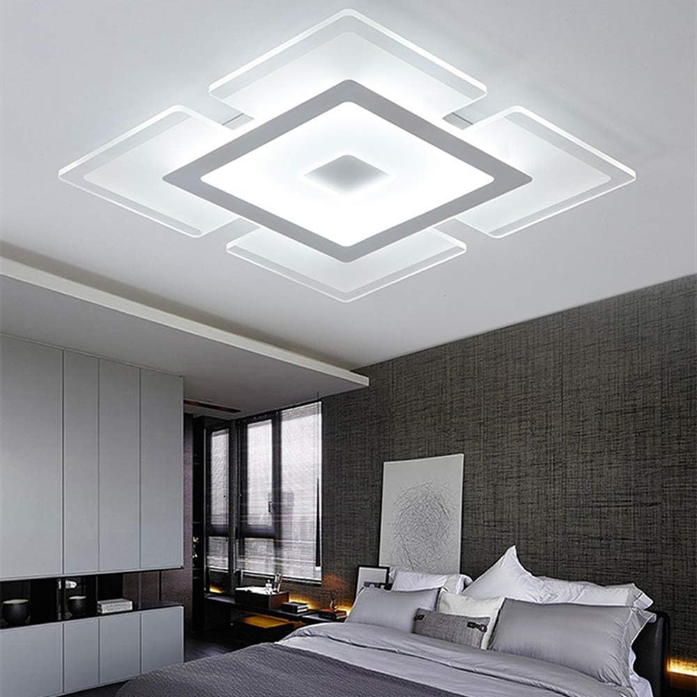 Up To 40% OFF LAKIQ Modern LED Flush Mount Lighting Fixture Nordic Ultrathin Close to Ceiling Light Indoor Square Acrylic Chandelier for Living Room Bedroom Dining Room (White Light, 16.5'') Big Sale LAKIQ Modern LED Flush Mount Lighting Fixture Nordic Ultrathin Close to Ceiling Light Indoor Square Acrylic Chandelier for Living Room Bedroom Dining Room (White Light, 16.5'')