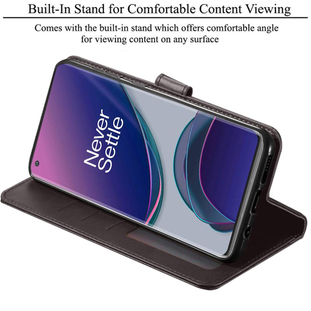 OnePlus 9 Pro Flip Case - Leather & Magnetic -3