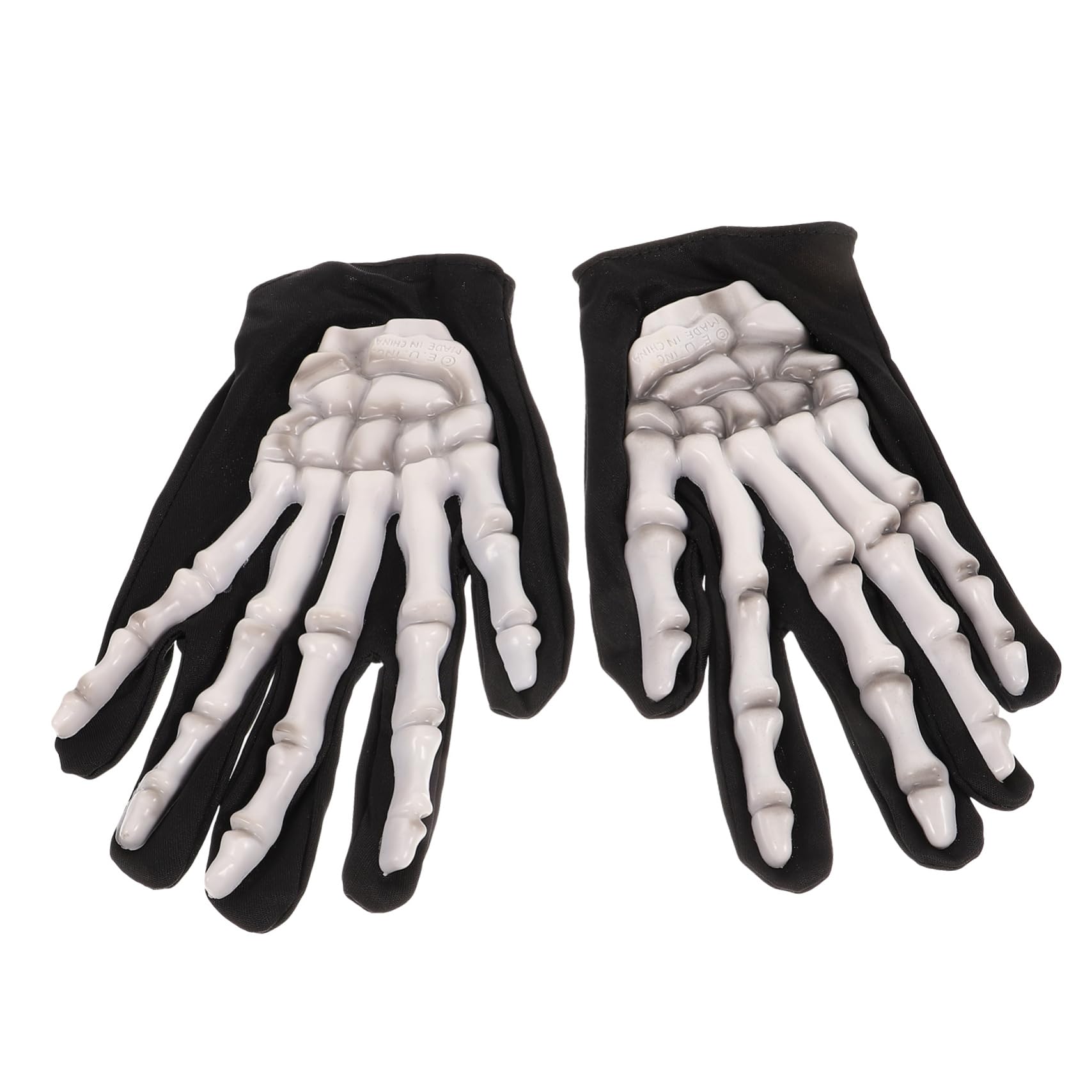 Holibanna Halloween Skeleton Gloves Boys and Girls Ghost Gloves Scary Prop Accessory Set