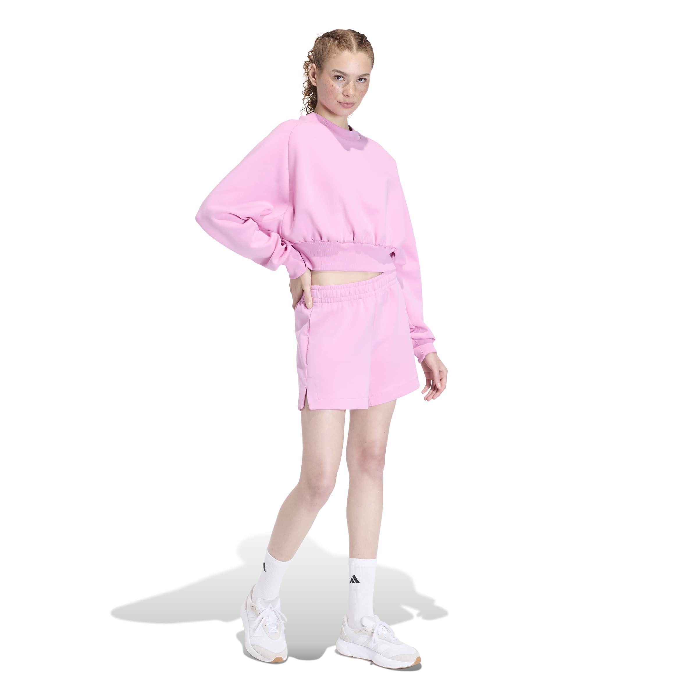 adidas dames SOFT LUX SWEATSHIRT, st tropic bloom, L