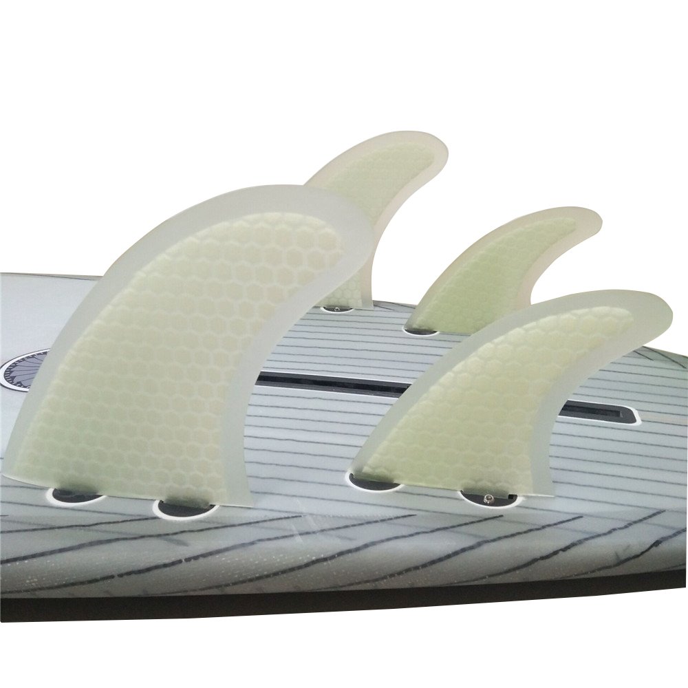 Amazon | サーフボードTwin Fin Set+GX 透明ハニカム