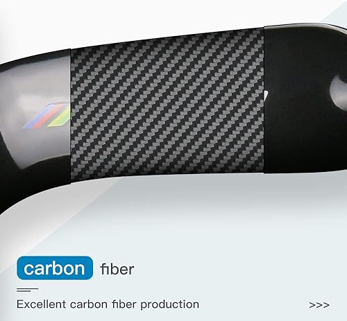 Miniatura 9 de Alfa Pasca Aero - Manillares para bicicleta de carretera de carbono de carreras, manillares de bicicleta, barras de caída livianas, 31.8 UD