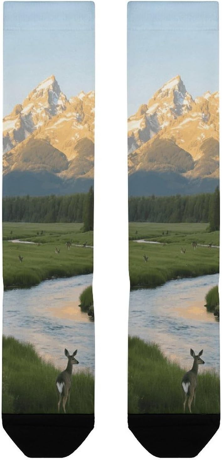 Teton Peaks Knee High Soccer Socks Moisture Wicking