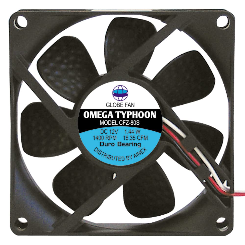 Amazon.co.jp: アイネックス OMEGA TYPHOON 80mm タイプ CFZ-80SB