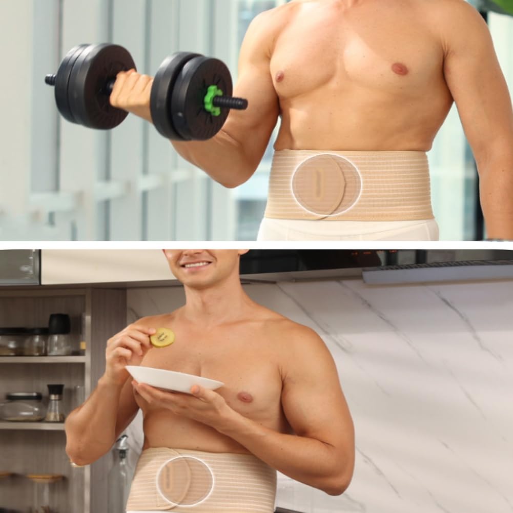 Supporto scrotale, fascia addominale post-operatoria, indossabile in modo nascosto for chi ha una circonferenza vita massima di 50 pollici può essere utilizzato come ausilio preventivo sia for uomini(