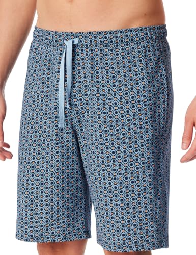 Schiesser Herren Schlafhose kurz Bermuda - Mix + Relax - Organic Cotton