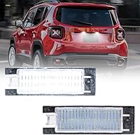 Vista 1 de nsautolighting Conjunto de luces LED para placa de matrícula para Jee'p Renegade 2015 2016 2017 2018 2019 2020 2021 Jee'p Renegade etiqueta trasera