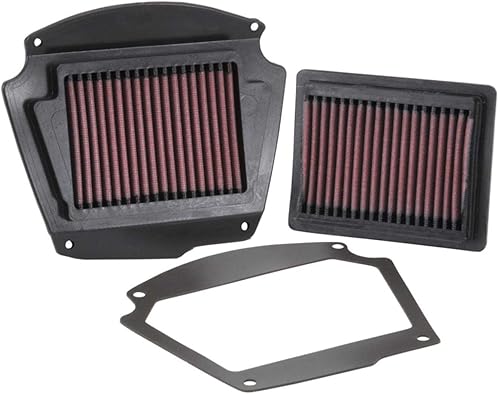K&N Filtro de aire del motor: Alto rendimiento, Premium, Powersport Filtro de aire: Se adapta a YAMAHA 2002-2009 (XV1700 Road Star Midnight Warrior,