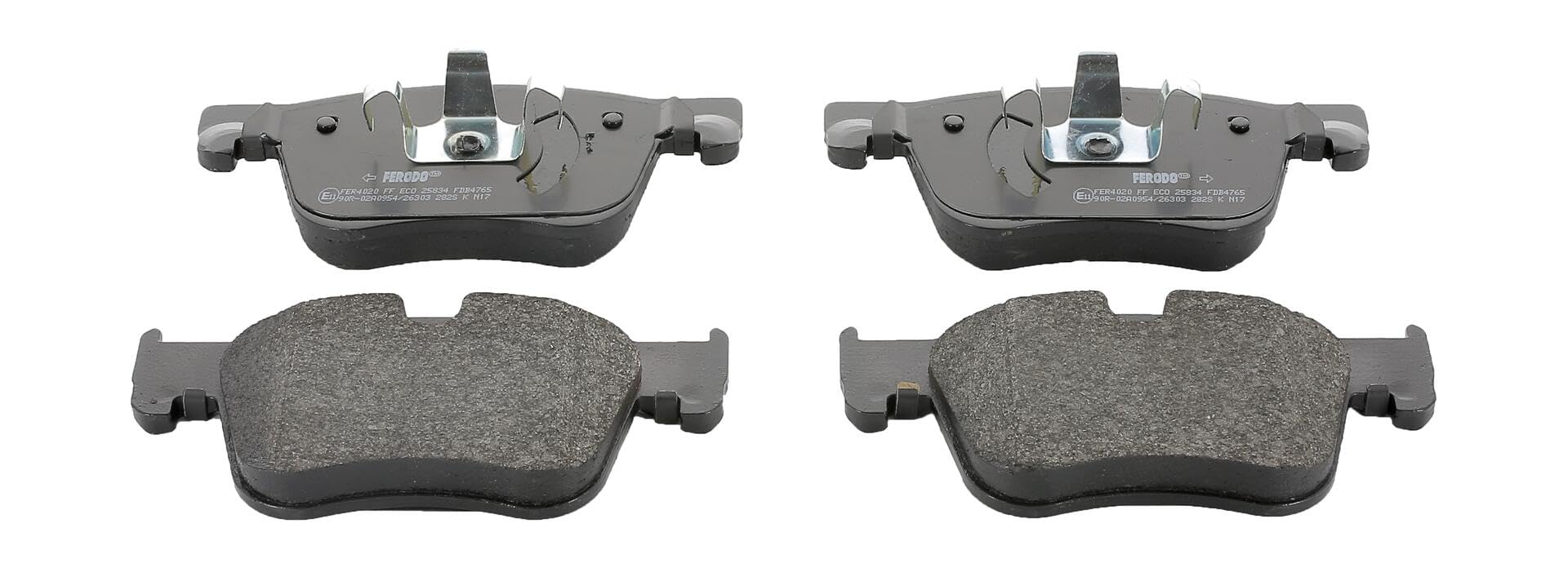 FERODO Plaquettes de freins Avant préparé pour l'indicateur d'usure Épaisseur 17mm sans accessoires FDB4765 Compatible avec PEUGEOT 308 II 3/5 portes LB, LP, LW, LH, L3 308 II SW LC, LJ, LR, LX, L4 | Compatible avec: CITROËN BERLINGO, BERLINGO Kasten/Groß