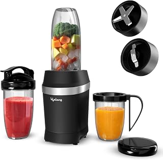 Lifelong Nutri Blender for Smoothies and Juices 100% Copper Motor- 1000 Watt & 22000 RPM | Detachable Handle 3 jars Mixer ... Price In India