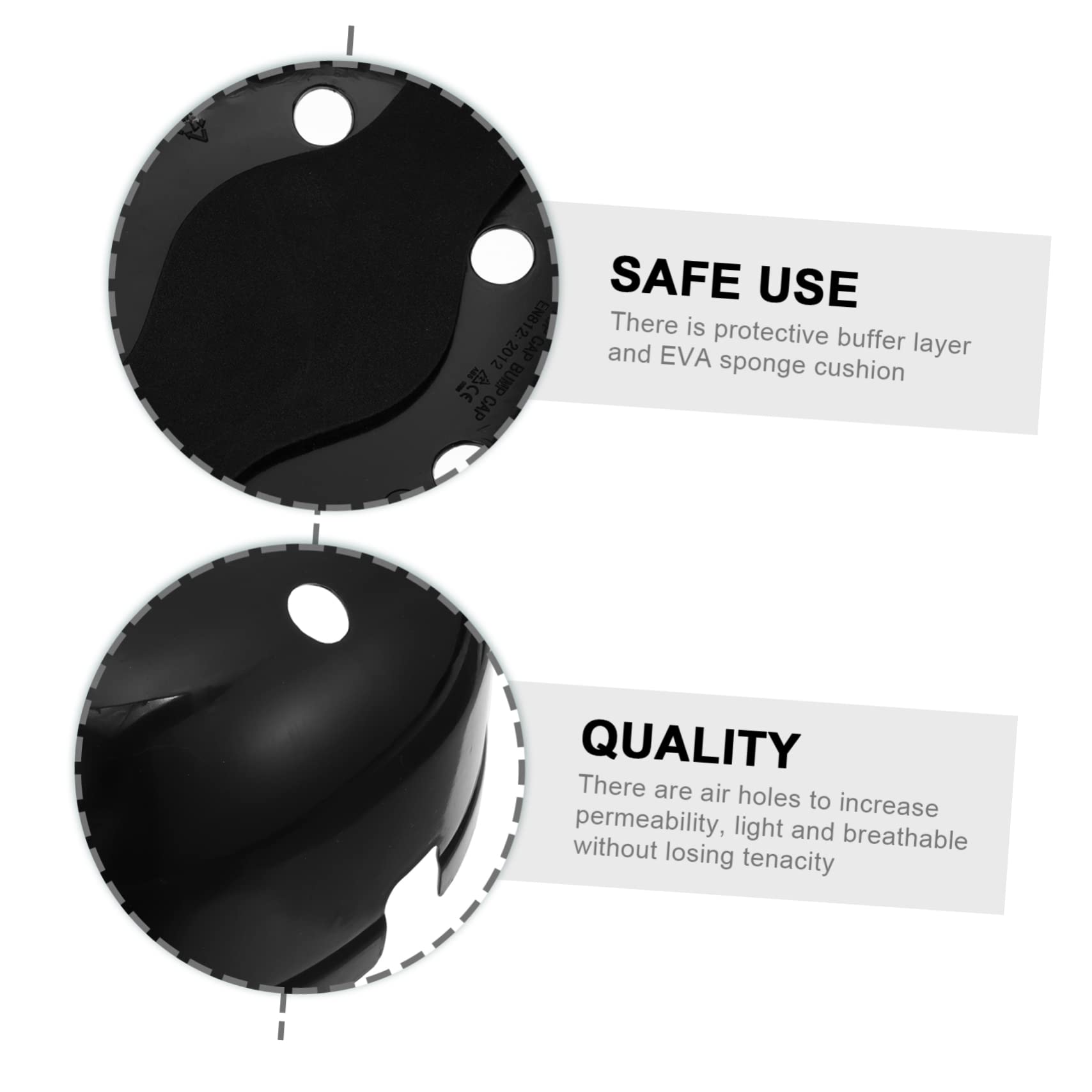 OSALADI 3piezas Casco De Seguridad Transpirable para Obras Protección Anticolisión Diseño Ligero y Acolchado para Trabajos Maquinaria Pesada Unisex