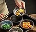 CookTaitai Dipping Soy Sauce Bowls, 3 Oz Ceramic Dishes Set,Soy Sauce Dishes Dipping Bowls for Dumpling Sushi Tomato Spiced Wasabi Seasoning Bowls - Set of 6