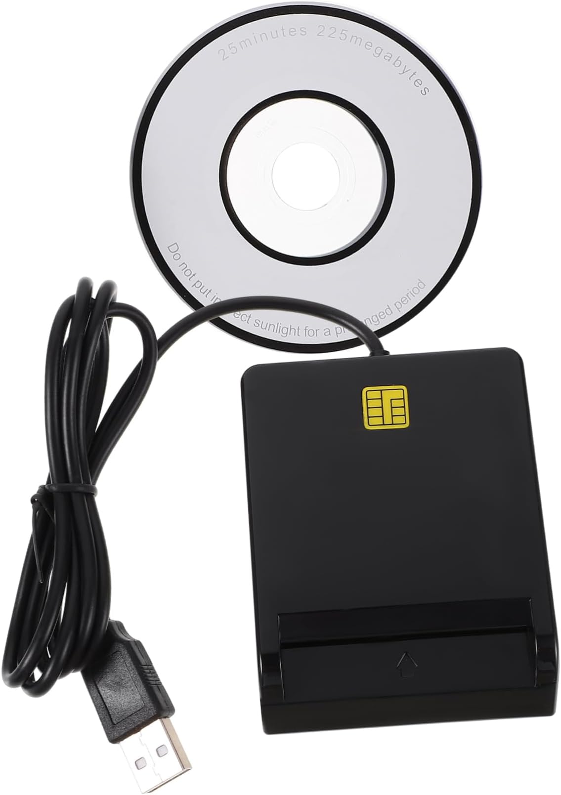 Homoyoyo USB Card Reader Multi-Function Smart Card Reader for Id ATM Ic Sim CAC Compatible Windows Vista x