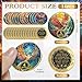 Blueweenly 14 Pcs Aa Sobriety Coins Set - 24 Hour Newcomer & 1-11 Month Recovery Chips Alcoholics Anonymous Sober Anniversary Tokens Bulk Sobriety Gifts for Men and Women(Phoenix)