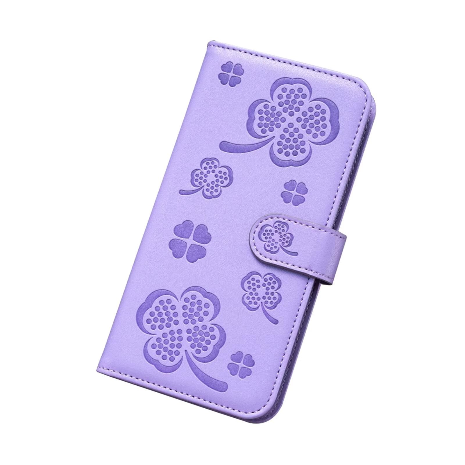MOJIA Cover Portafoglio Per Motorola Moto G73 5G - Custodia Flip In PU Con Supporto E Antifurto RFID - Viola