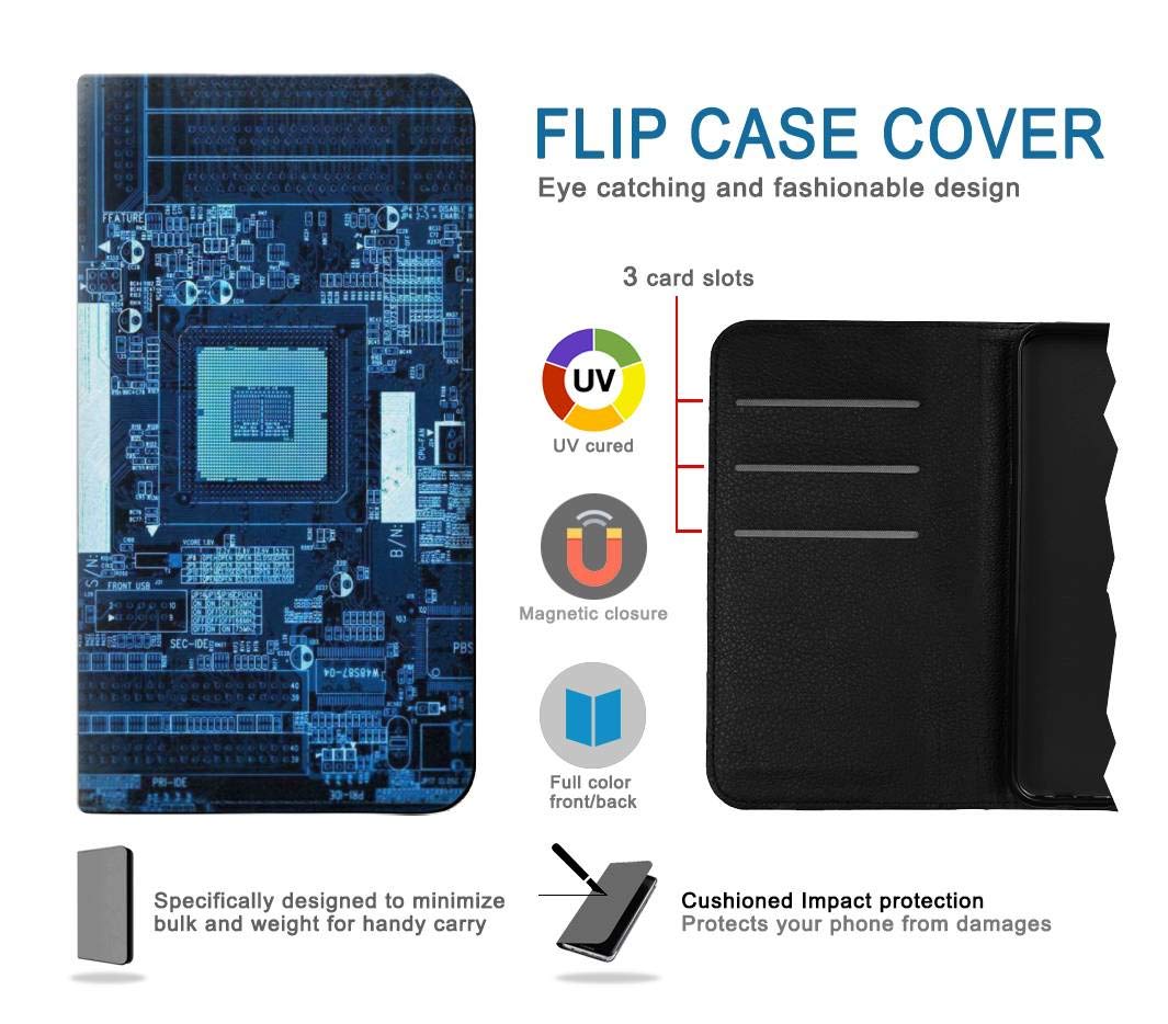 Amazon.com: RW1814 CPU Motherboard PU Leather Flip Case Cover for