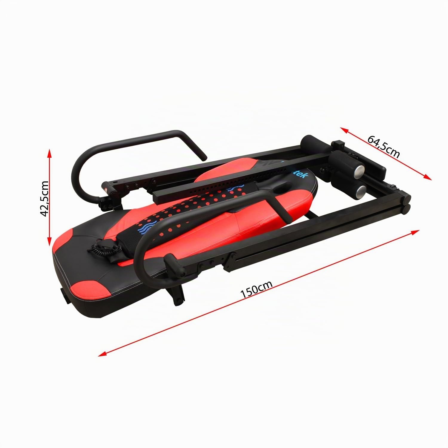 YATEK Inversionsbank klappbar Deluxe, Inversionstisch für bis zu 150kg mit Massager, Robust und 180º Inversionsmöglichkeit.
