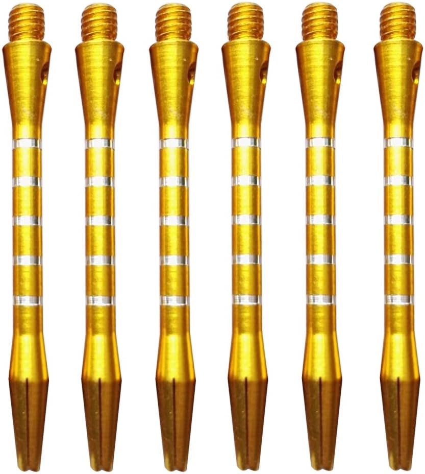 Gracefulvara 12pcs Aluminum Medium Darts Shafts Dart Stems Throwing