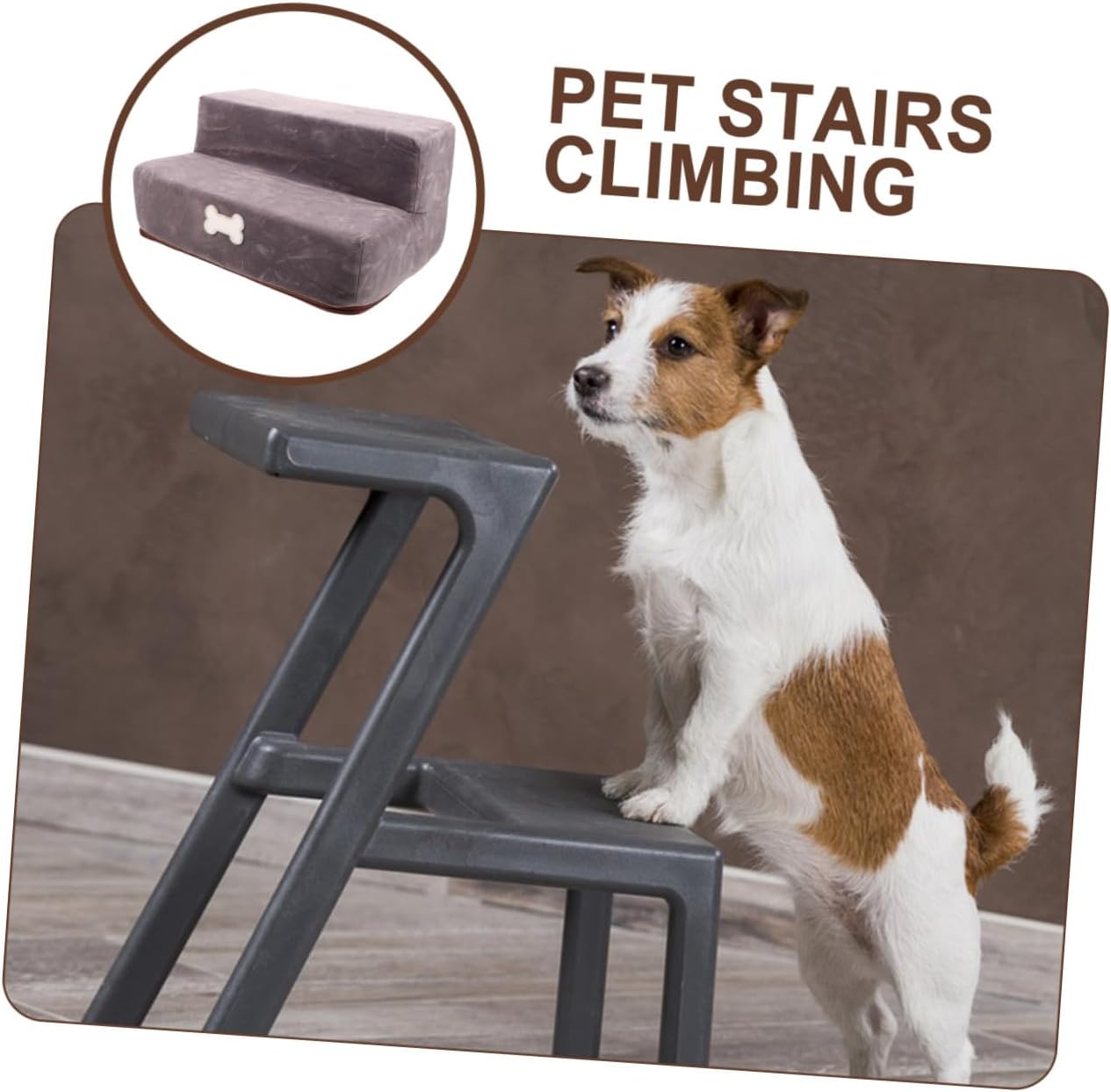 BESPORTBLE Dog Stairs for High Beds Pet Ladder Steps Small Animal Ladder Cat Dog Safety Stairs Random Style