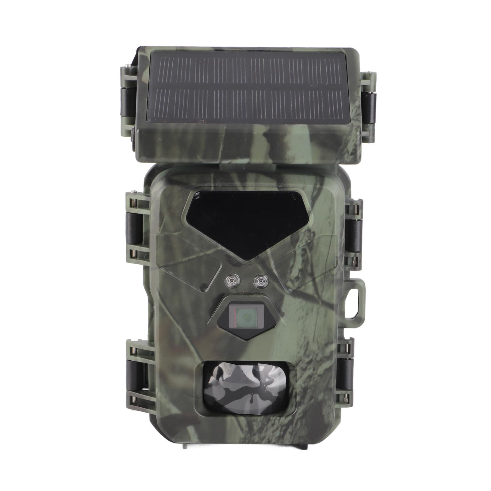 Solar Trail Camera, Noktowi Widzenie 20 MP 1080p z 65 -metrowym Zakresem Wykrywania na Zewnątrz Nadzoru Przyrody IP65 Wodoodporna Kamera Polowa